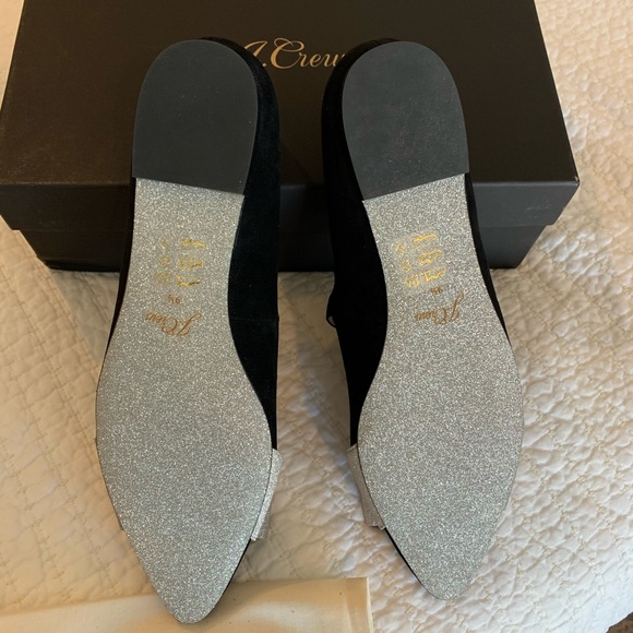 NWT J. Crew Velvet Marina Mary Janes Size 9.5 - Picture 6 of 8